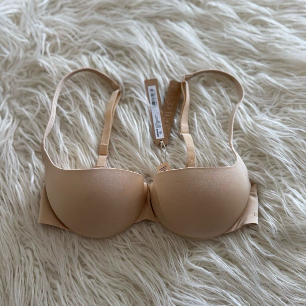 Skims Ultimate Balconette Pushup Bra Sand Size 32B